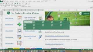 XLTools 2.1 Features Overview Webinar (Free Excel Add-In)