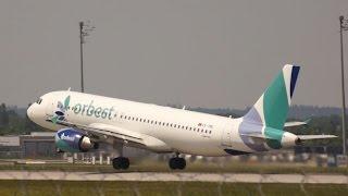 Orbest Airbus A320-214 CS-TRL departure at Munich Airport München Flughafen