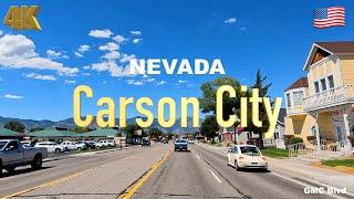 [4K]  Carson City , Nevada USA in Oct 2022 - Drive