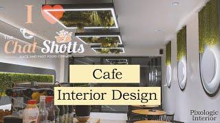 Cafe Interior Design | The Chai Shotts Cafe | Pixologic Interior #interiordesign.