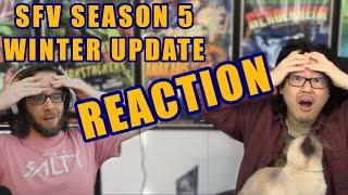 Full Street Fighter V Winter Update and REACTION!