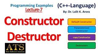 constructor and Destructors in C++ hindi