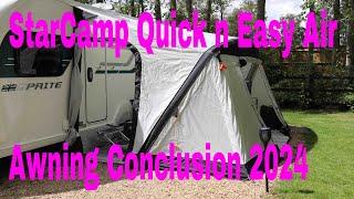 StarCamp Quick n Easy Air Awning Conclusion