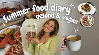 SUMMER FOOD DIARY - Vegan & gesund | Janne Greta