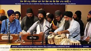 Bhai Harkamal Singh Jee (NY) - Virginia Akhand Kirtan Rainsabai 2021