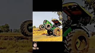 John Deere vs Swaraj stunt video | tractor | tractor video | Nishu jaiswal #shorts #youtube