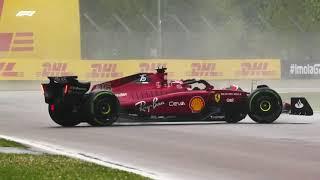 Charles Leclerc Spin during Imola Practice