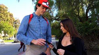 Nerd Picking Up Girls at College!