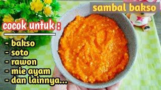 Cara Membuat Sambal Bakso • dijamin pedas nampol dan tahan lama