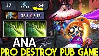 ANA [Phantom Lancer] The Real A-God 38 Kills Destroy Pub Game 7.24 Dota 2