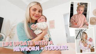 life update with a newborn, what i used in my hospital bag & what they gave me!