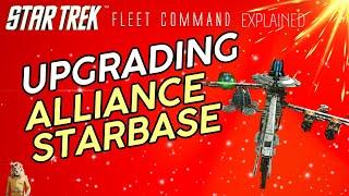 Upgrading the Alliance Starbase  | How to play Star Trek Fleet Command | Outside Views STFC