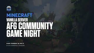 AFG Community Game Nights | Minecraft Thursdays