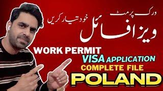 Poland work permit visa application required documents.