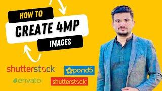 4 Mega Pixel Photo Kaisy Banaye | Shutterstock and Adobestock art board error solution Hindi / Urdu