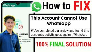 This Account Cannot Use Whatsapp / How To Solve Banned Whatsapp Problem / Ban Whatsapp Prblm sol kry