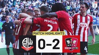 HIGHLIGHTS: Bolton Wanderers 0 Exeter City 2 (31/8/24) EFL Sky Bet League One