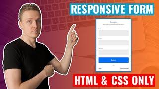 Responsive Registration Form in HTML and CSS - Build It Yourself