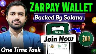 How to Create Zar Wallet | Zarpay Wallet Airdrop Complete Guide | New Wallet Airdrop Zarpay