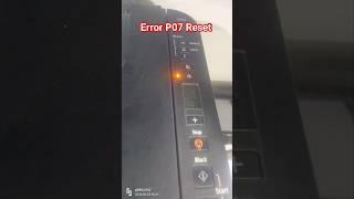 Canon G3010 p07 error reset code #canon support #printersupport