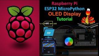 ESP32 MicroPython OLED Tutorial with ADC & FTP