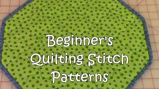 Beginner's Quilting Stitch Patterns