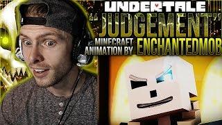 Vapor Reacts #656 | MINECRAFT UNDERTALE SONG ANIMATION Judgement by EnchantedMob REACTION!!