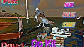 ARK Mobile:- NEW FRESH Start PVXC Episode-Day 1 @valaitigaming Op Kit Available .