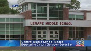 Central Bucks School Board expected to discuss classroom decor ban