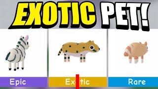 NEW EXOTIC PET in LAUNDRY SIMULATOR! (Roblox)