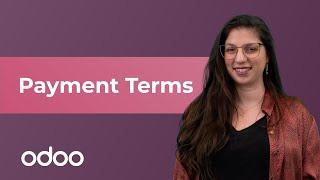 Payment terms | Odoo Accounting