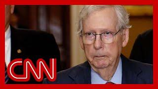 McConnell freezes in press conference and is unable to finish statement