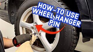 How To Use Mercedes Wheel Mounting Hanger Pin