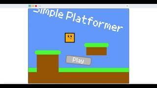 How to make a simple Scrolling Platformer + a Start Screen in Scratch  | Scratch Tutorial!