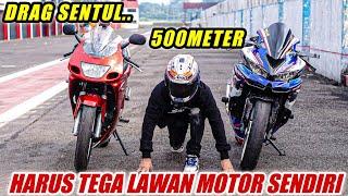 ZX25R BORE UP 300CC vs NINJA RR FULL SPEKDRAG RACE SIRKUIT SENTUL