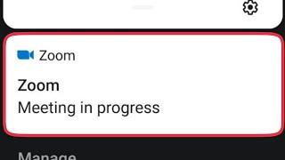Zoom Cloud Meetings App Fix Meeting in progress problem solve