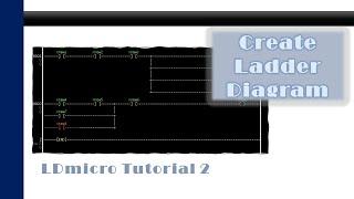 LDmicro 2: Create Ladder Diagram (Microcontroller PLC Ladder Logic Programming with LDmicro)