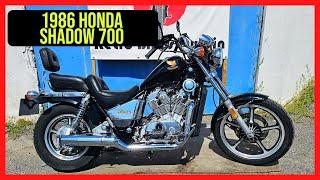 1986 Honda Shadow 700 - Cruise with Comfort & Elegance