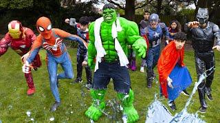 Avengers Squid Game! - Water Fight!