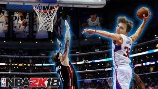 NBA 2K18 MY CAREER FIRST POSTER DUNK OMG!!