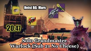 Solo GM Heist BG:Mars - Sub 21 Warlock No Cheese (Destiny 2 Heresy)