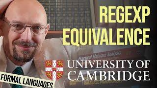 How to tell if two regexps are equivalent? (Discrete Mathematics: Formal Languages and Automata)