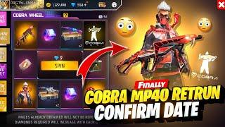 Cobra mp40 Return Confirm Event || New Event Free Fire Bangladesh Server || Free Fire New Event