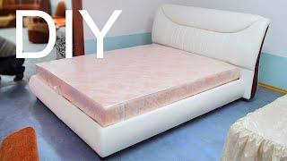 How to build a queen size bed frame and headboard diy