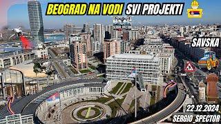 Beograd na vodi SVI PROJEKTI - SAVSKA završni asfalt ka mostu Gazela VODOTORANJ prva stakla #bw