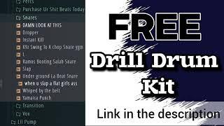 Free Drill Drum Kit Download | Free Lil Pump Drum Kit Download