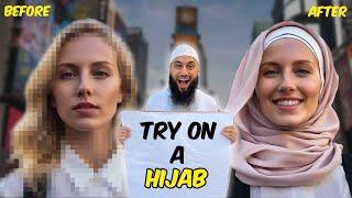 Asking Strangers to Try on a Hijab! SOCIAL EXPERIMENT