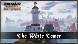 HOW TO BUILD A WHITE TOWER [SPEED BUILD] - CONAN EXILES