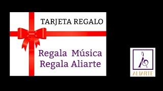 Tarjetas de Regalo en Aliarte.es, Tu tienda online de Regalos  para Músicos/as