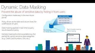 SQL2016 :: Dynamic Data Masking